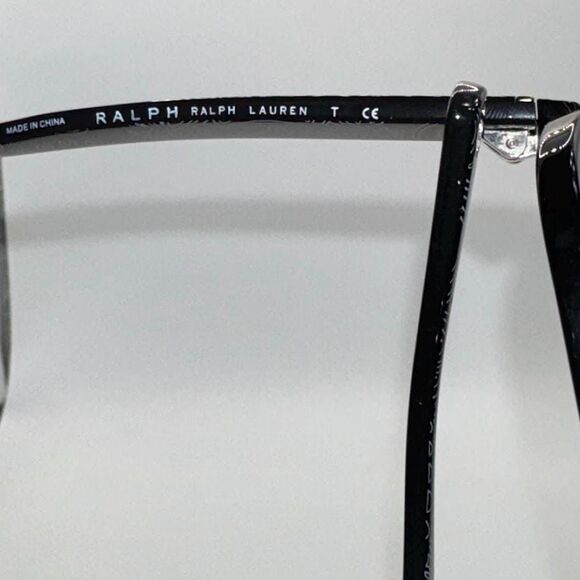 NEW Ladies Y2K Polo Ralph Lauren Plastic Sunglasses RA5196 Black/Grey 54/16/135 main image 4